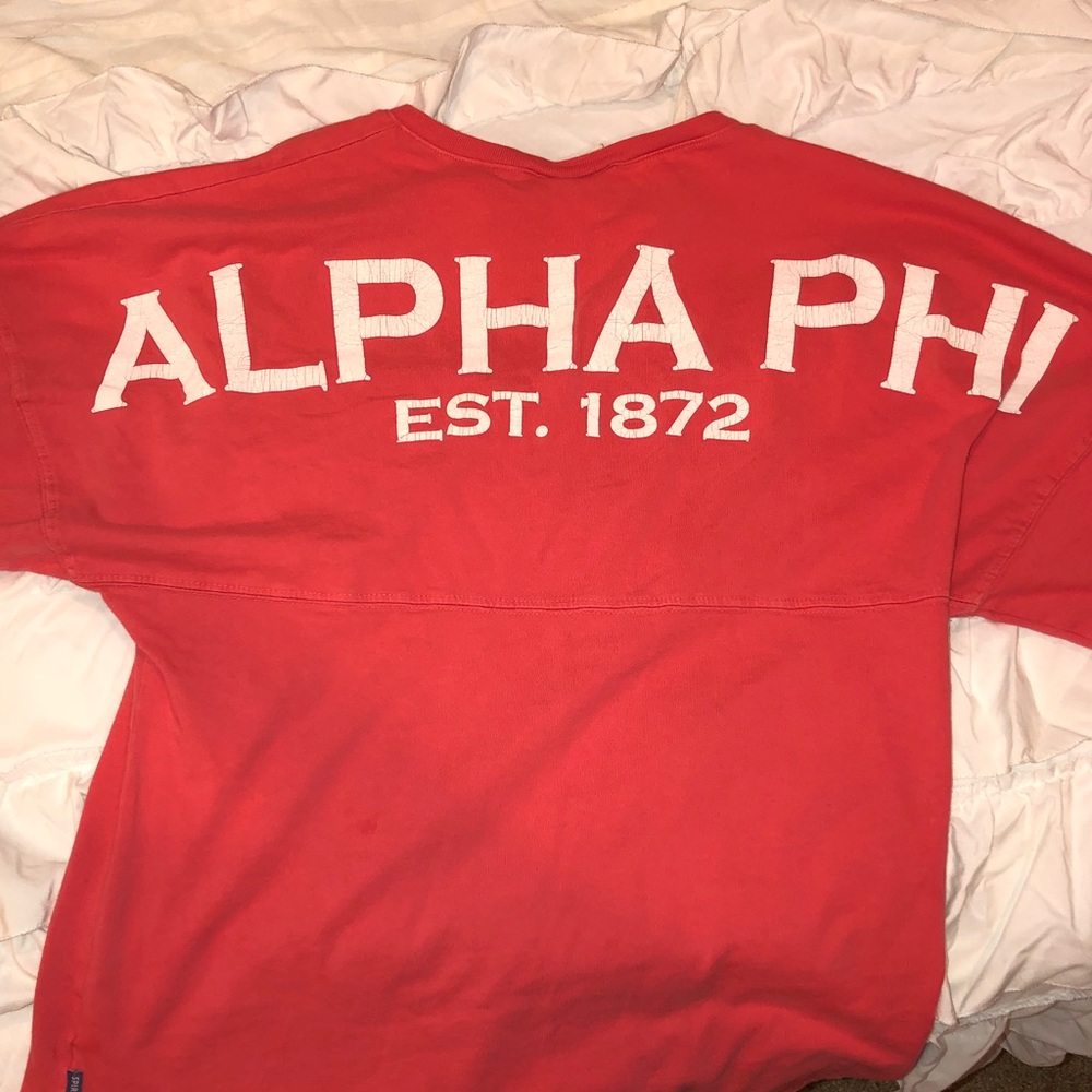 Coral alpha phi spirit jersey